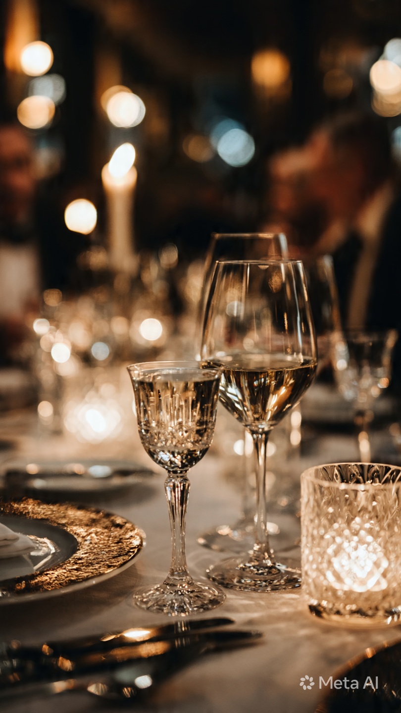 Luxury dinner meeting